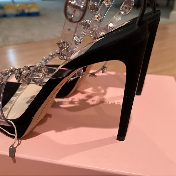 NIB SOPHIA WEBSTER ROSALIND GEM STAR HEELS SZ 39.5 - Picture 3 of 5